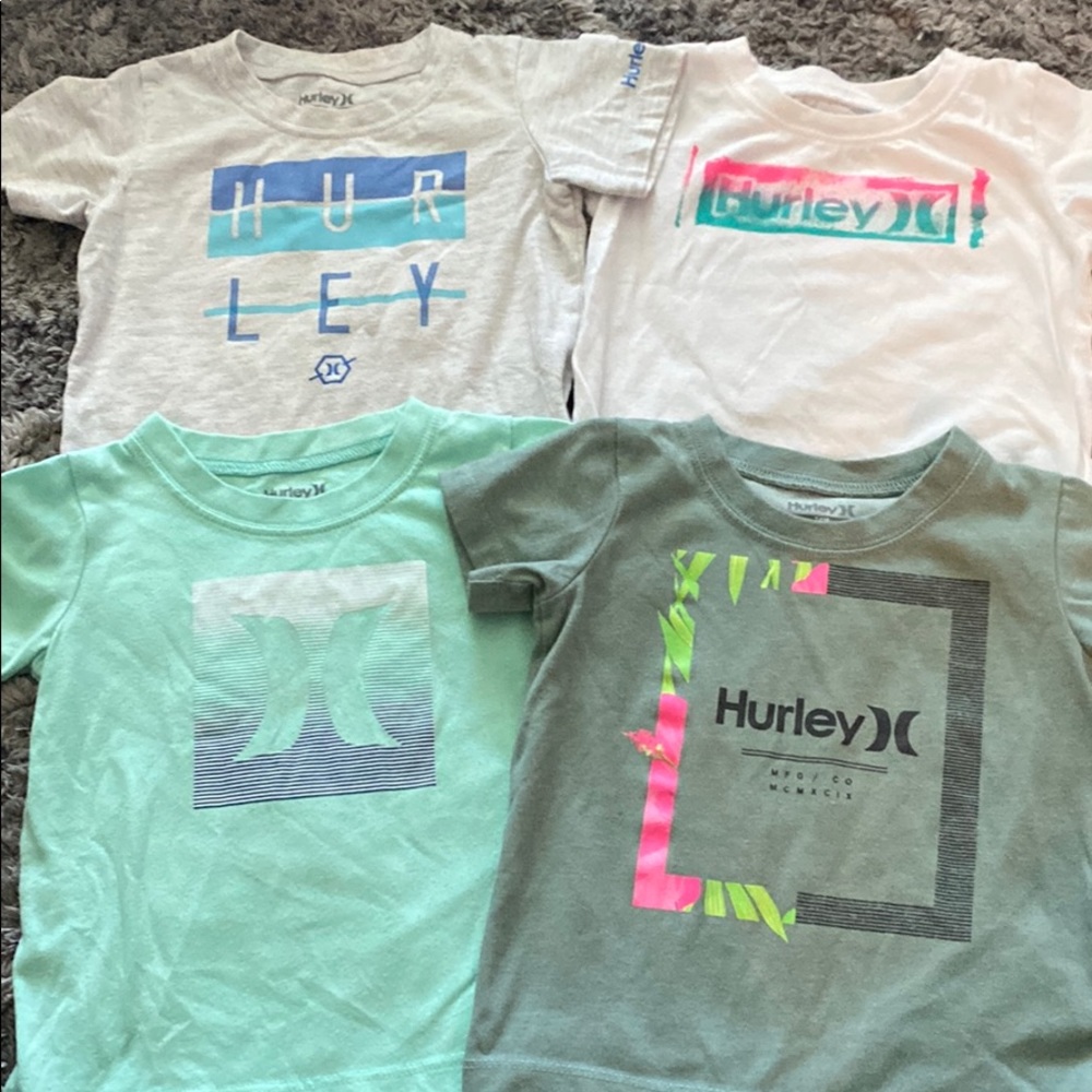 Hurley 24 months bundle of 4 t-shirts